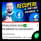 Vídeo do nosso canal no YouTube
