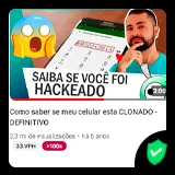 Vídeo do nosso canal no YouTube