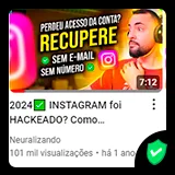 Vídeo do nosso canal no YouTube
